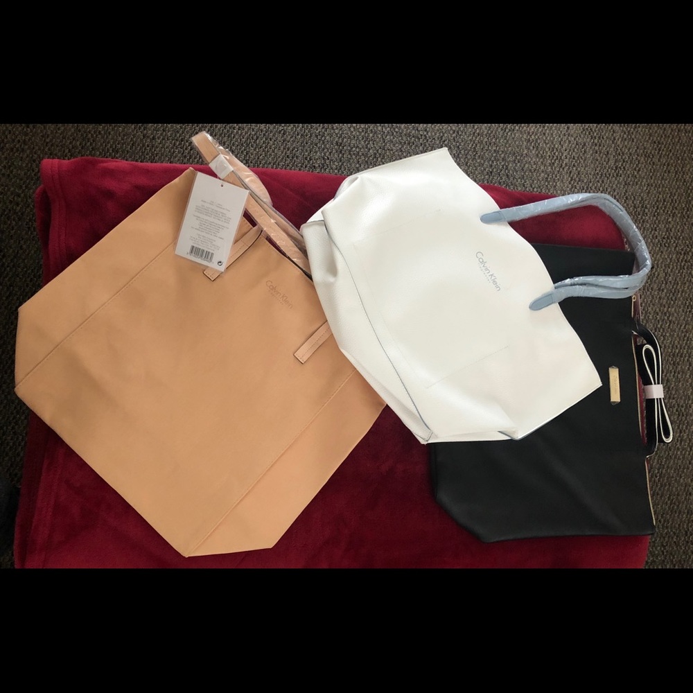 3 Calvin Klein Totes! $30 each or $80 for all 3!